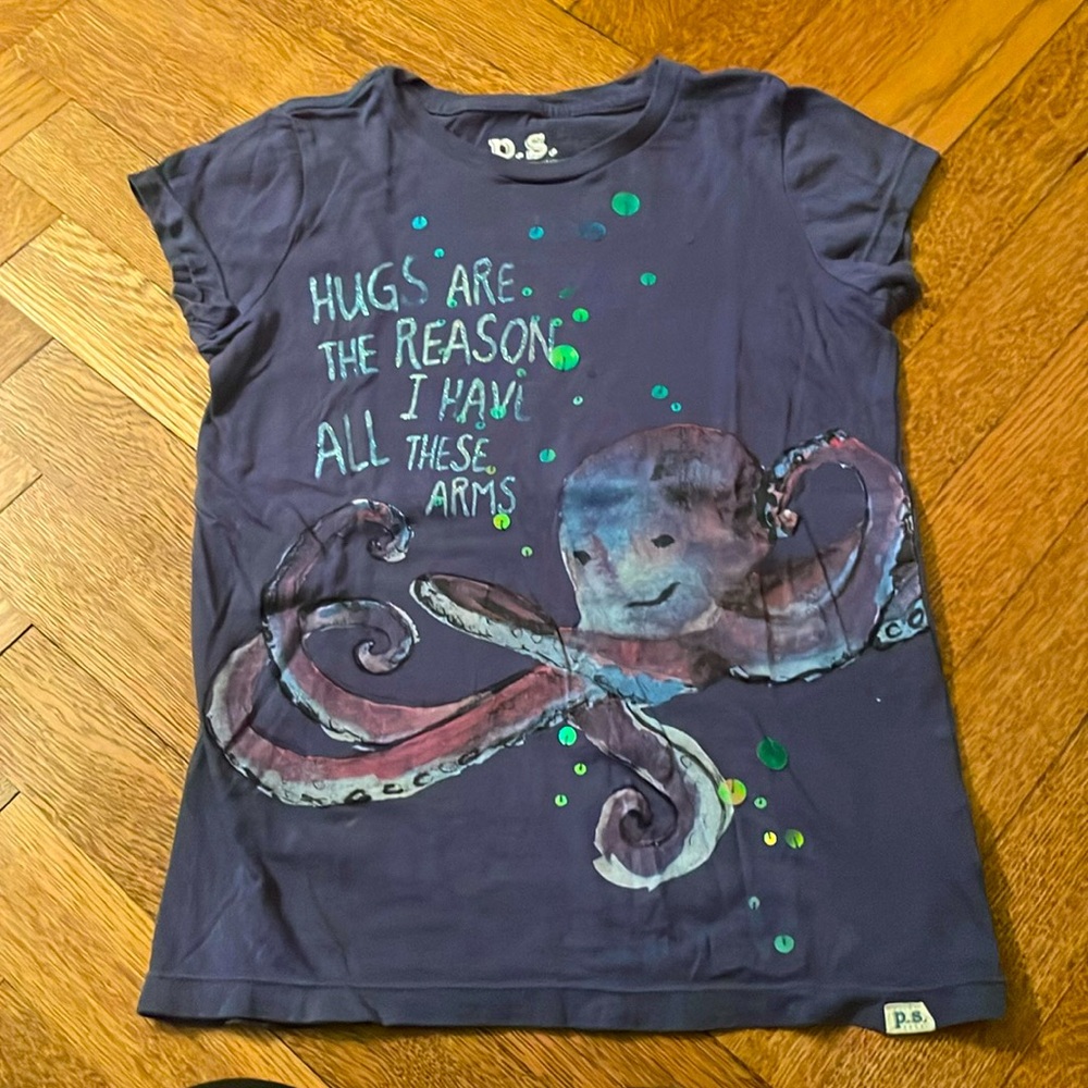 Adorable, navy blue octopus T-shirt from p.s. by Aeropostale
